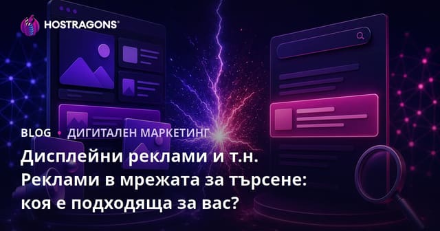 Display реклама срещу реклама в мрежата за търсене: Коя е подходяща за вас?