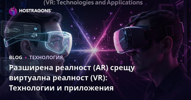 Разширена реалност (AR) срещу виртуална реалност (VR): Технологии и приложения