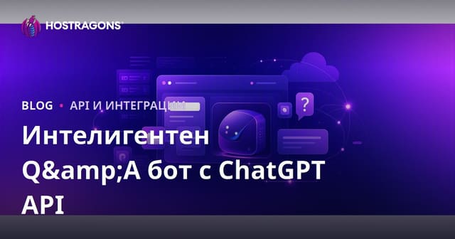 Добавяне на интелигентен бот за въпроси и отговори на сайта ви с ChatGPT API