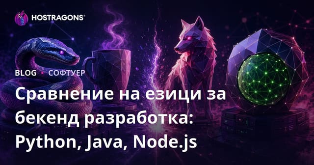 Сравнение на езици за бекенд разработка: Python, Java, Node.js