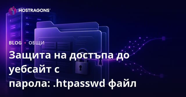Защита на достъпа до уебсайт с парола: Файл .htpasswd