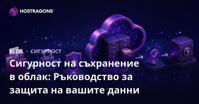 Сигурност при облачно съхранение: Наръчник за защита на вашите данни