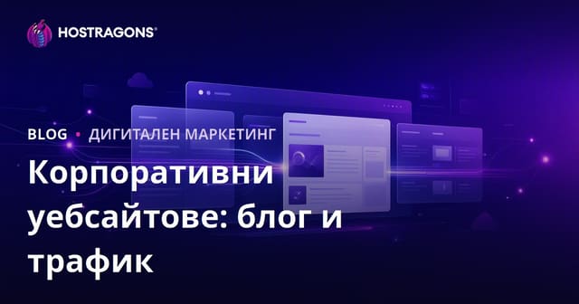 Значението на корпоративния блог за бизнес сайтове и влиянието му върху трафика