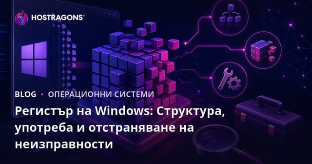 Windows Регистр: Структура, Използване и Отстраняване на Проблеми