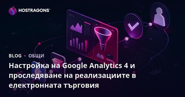 Настройка на Google Analytics 4 и проследяване на конверсии в електронната търговия