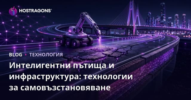 Интелигентни пътища и инфраструктура: технологии за самовъзстановяване