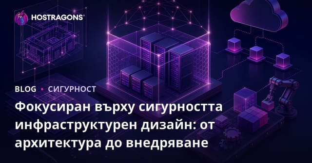 Фокусиран върху сигурността инфраструктурен дизайн: от архитектура до внедряване