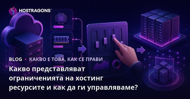 Какво представляват ограниченията на хостинг ресурсите и как да ги управляваме?