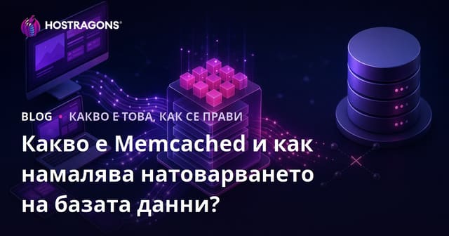 Какво е Memcached и как намалява натоварването на базата данни?