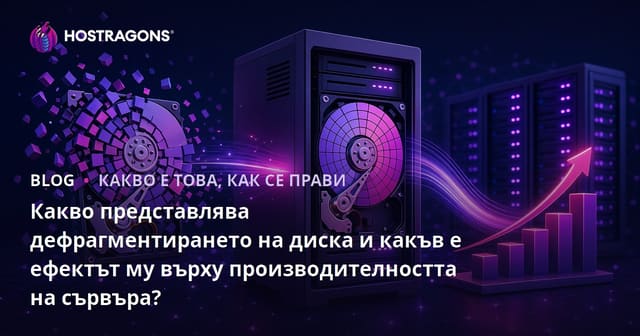 Какво е Disk Defragmentation и как влияе върху производителността на сървъра?