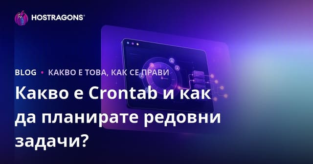 Какво е Crontab и как да планирате редовни задачи?