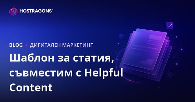 Какъв трябва да бъде шаблонът за статия, преминал алгоритъма на Google Helpful Content?