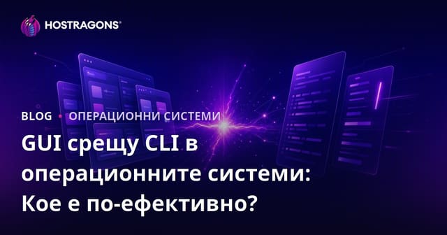 GUI срещу CLI в операционните системи: Кое е по-ефективно?