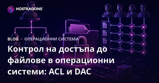 Контрол на достъпа до файлове в операционни системи: ACL и DAC