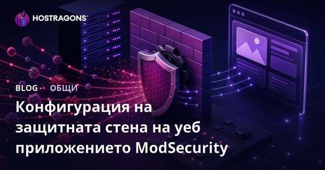 Конфигурация на защитната стена на уеб приложението ModSecurity