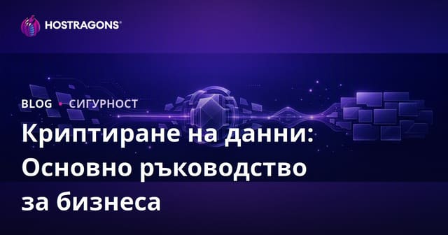 Криптиране на данни: Основно ръководство за бизнеса