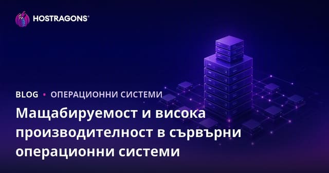 Мащабируемост и висока производителност в сървърни операционни системи