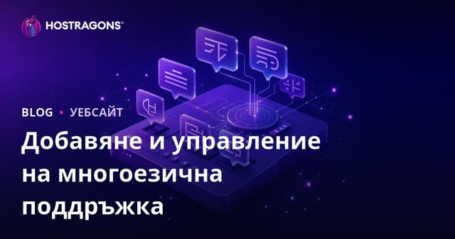 Добавяне и управление на многоезична поддръжка