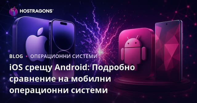 iOS срещу Android: Подробно сравнение на мобилни операционни системи