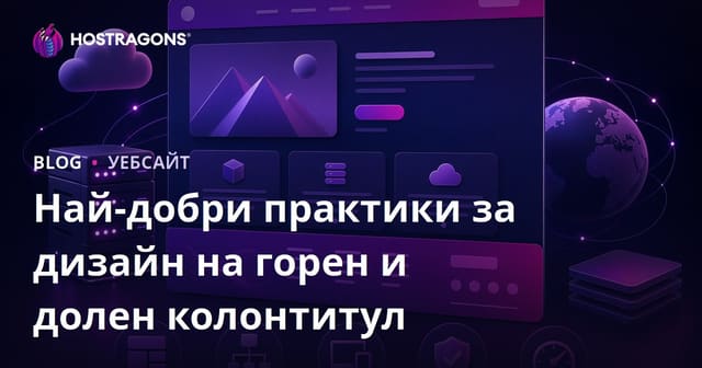 Най-добрите практики за проектиране на Header и Footer