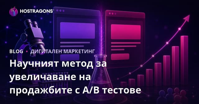 Научният метод за увеличаване на продажбите с A/B тестове
