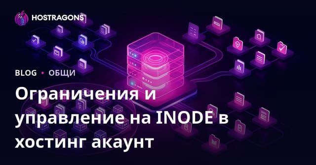 Ограничения и управление Inode в хостинг акаунта