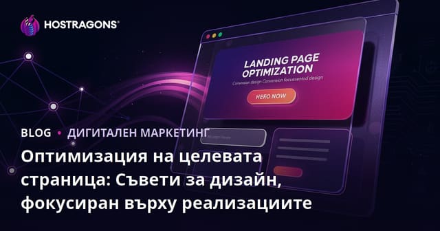 Оптимизация на целевата страница: Съвети за дизайн, насочени към конверсия