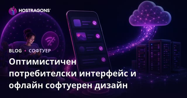 Оптимистичен потребителски интерфейс и офлайн софтуерен дизайн