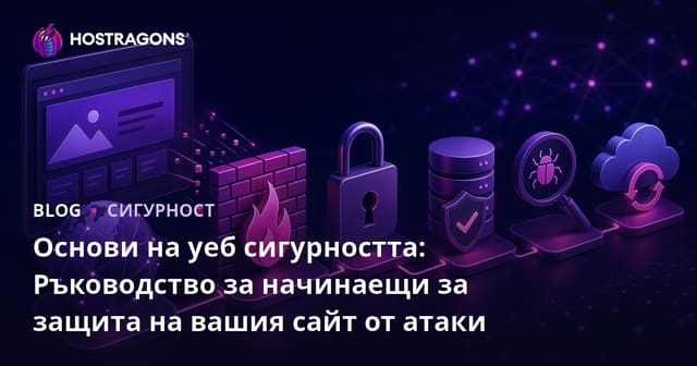 Основи на уеб сигурността: Начално ръководство за защита на сайта ви от атаки