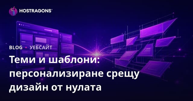 Теми и Шаблони: Персонализиране или Дизайн от Нулата