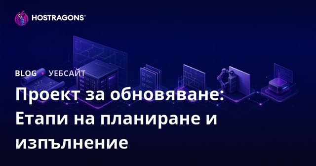 Проект за обновяване: Етапи на планиране и изпълнение