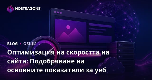 Оптимизация на скоростта на сайта: Подобряване на основните уеб метрики