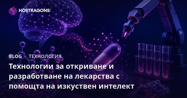 Технологии за откритие и развитие на лекарства с помощта на изкуствен интелект