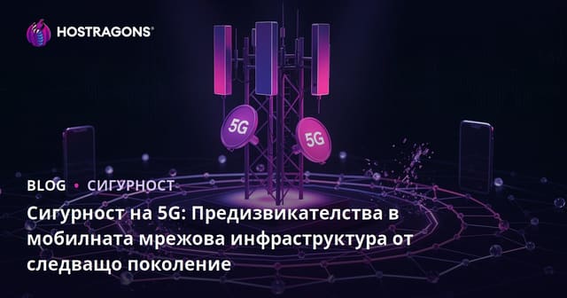 Сигурност на 5G: Предизвикателства в мобилната мрежова инфраструктура от следващо поколение
