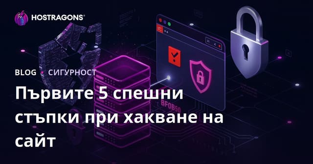 Първата 5 спешна стъпка за възстановяване, когато сайтът ви е хакнат