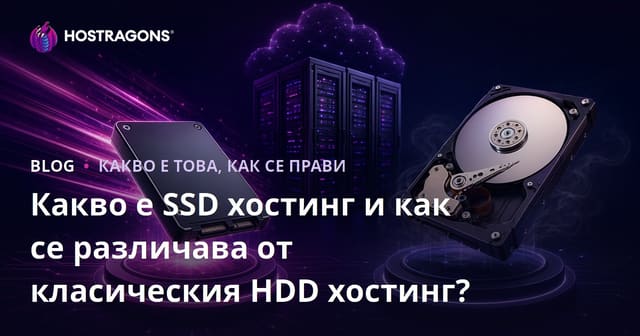 Какво е SSD хостинг и как се различава от класическия HDD хостинг?