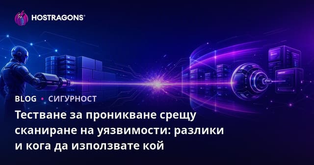 Тест за проникване vs Сканиране за уязвимости: Разлики и Кога да Използвате Какво