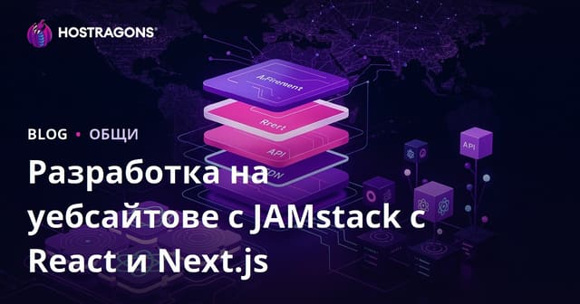 Разработка на JAMstack уебсайт с React и Next.js