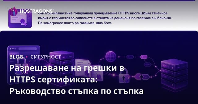 Разрешаване на грешки в HTTPS сертификата: Ръководство стъпка по стъпка