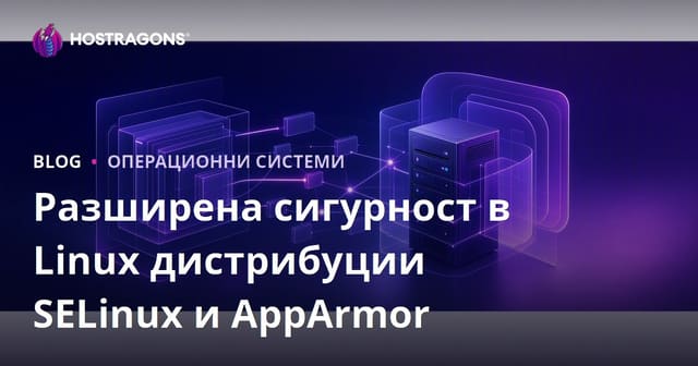 Разширена сигурност в Linux дистрибуции SELinux и AppArmor