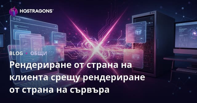 Рендериране от страна на клиента срещу рендериране от страна на сървъра