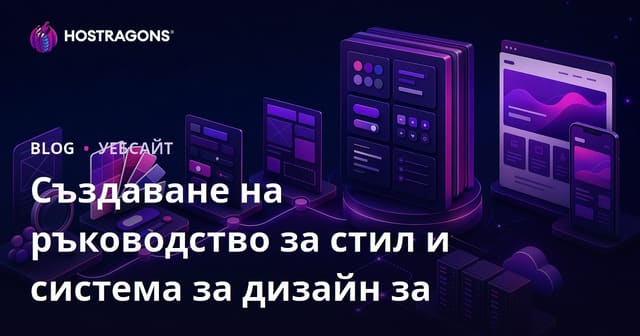 Ръководство за стил и създаване на дизайн система