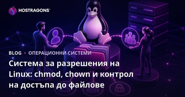 Система за разрешения на Linux: chmod, chown и контрол на достъпа до файлове