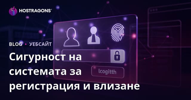 Сигурност на системата за регистрация и влизане