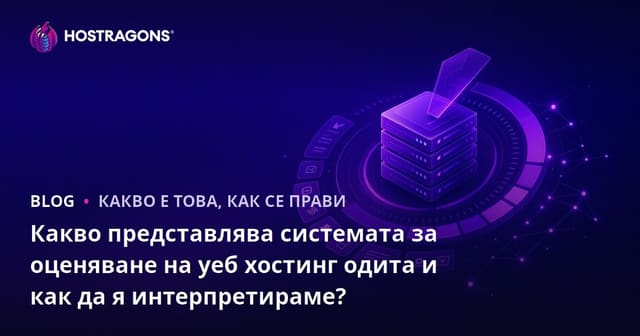 Какво представлява системата за оценяване на уеб хостинг одита и как да я интерпретираме?