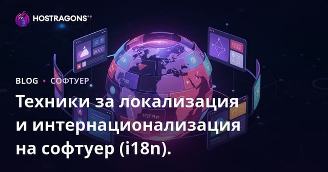 Техники за локализация и интернационализация на софтуер (i18n).