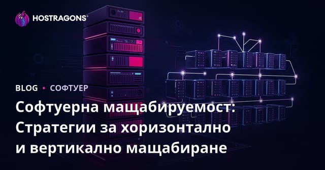Софтуерна мащабируемост: Стратегии за хоризонтално и вертикално мащабиране