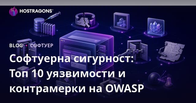 Сигурност на софтуера: OWASP Top 10 Уязвимости и Препоръки