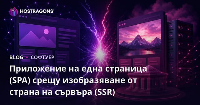 Приложение на една страница (SPA) срещу изобразяване от страна на сървъра (SSR)
