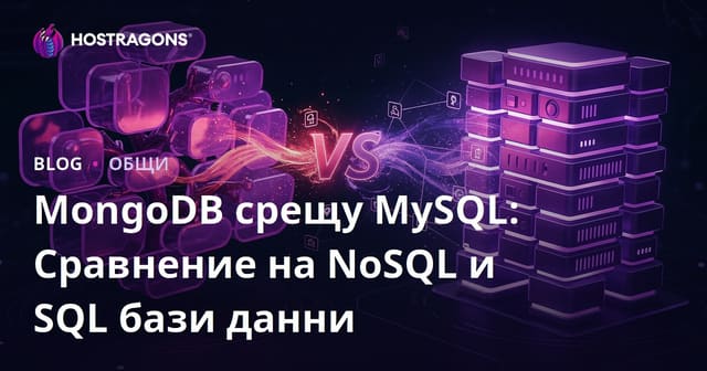 MongoDB срещу MySQL: Сравнение на NoSQL и SQL бази данни